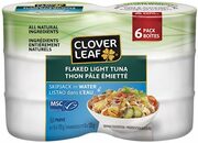 Clover Leaf Flaked Light Skipjack Tuna in Water 6pk $5.94