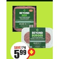 Beyond Beef Plant-Based Items