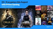 Prime Gaming - Tomb Raider: The Angel of Darkness, Deus Ex: Mankind Divided, Gravity Circuit + more in August