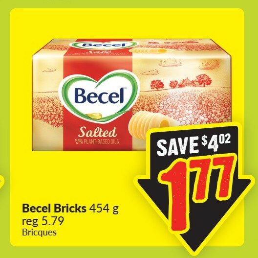 [Fresh Co] Free/Moneymaker on Becel Bricks 454g with printed coupon ...