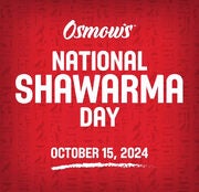 $5 Deals on National Shawarma day - 15th October!