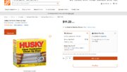 Husky Contractor Clear 158 L Clean-Up 32 Bags....$11.23 + shipping reg price $34.98 YMMV