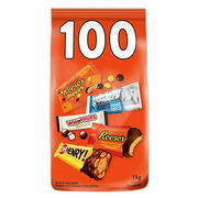 Hershey 100ct Assorted Chocolate, 1.013kg for 11.97