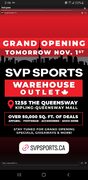 (Etobicoke, Ontario ONLY!) FREE SVP SPORTS gift cards for first 240 customers + other prizes for the next 400 customers