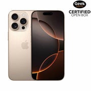 Iphone 16 Pro Desert Titanium 128gb open box geek squad $1259.99 (6 units available)