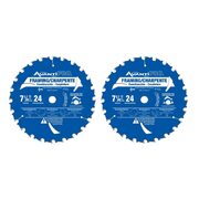 Avanti Pro 7 1/4-inch x 24 Tooth Carbide Tipped Circular Saw Blade(2 Pack) $7.98