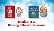 LANDMARK - Buy $30 in Gift Cards, Get a FREE* Movie Ticket