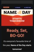 Firehouse Subs - Name of the Day Promotion - Starts Nov 20