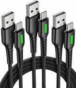 [3 Pack] 3.1A QC 3.0 Fast Charging Type C Cable $7.13