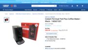 Instant Pot Dual Pod Plus Coffee Maker - Black - $99.99 - London Drugs - Originally $279.99