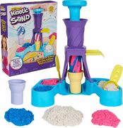 Kinetic Sand Soft Serve Station – 14oz Play Sand Set with Tools $15.27 (32% off)