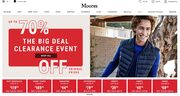 Clearance Event + Sale: Save up to 70% Off Moore's Canada