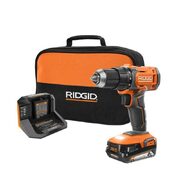 RIDGID 18V Lithium-Ion Cordless 1/2-inch Drill/Driver Kit with 18V 2.0 Ah Battery and Charger and Tool Bag - $97