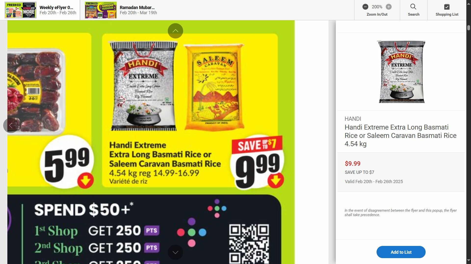 [Fresh Co] [WEST] [EAST] Handi Extreme Extra Long Basmati Rice 4.54 kg ...