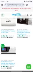 CPAP Resmed airsense10 auto $599 and airsense11 $699. papsmart.com