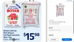 [EAST] [WEST] Ox Head Jasmine Rice 7kg $15.98. May 15th - May 21st.