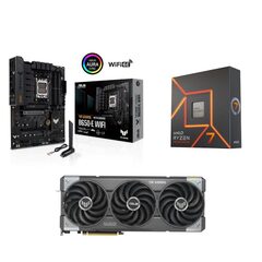 ($1198 BUNDLE) AMD Ryzen 7 7700X CPU + ASUS TUF B650-E WIFI Motherboard + TUF RTX 5070 OC GPU $1198