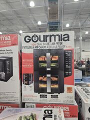 Gourmia 4-Dish Dual Basket Air Fryer