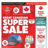 Canadian Tire - Weekly Deals - Great Canadian Super Sale (ON) Flyer
