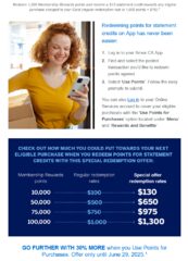 Amex 30% bonus at points redemption (YMMV)