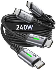 INIU 240W [2-Pack, 3.3ft] USB C to USB C Fast Charging Cable $9.34