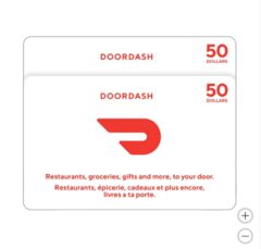 DoorDash $100 Gift card from Costo member For $79.9