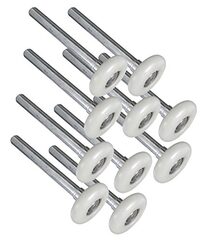 Ideal Security Garage door rollers 2" Premium Nylon & Steel, 11 ball-bearings & 4" stem (10-pack) $28.87 great price