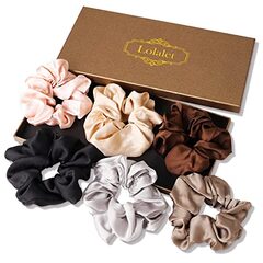 Lolalet Satin Hair Scrunchies [6 Pack 6 Styles] 48%off to $9.89 with code