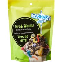 Carnaby Sweet Cotton Candy or Sour Watermelon Syrup or Dirt Worm, Peanut Chocolate Crunch or Birthday Party Toppings