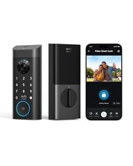 eufy Security Video Smart Lock E330, Camera+Doorbell+Fingerprint - $249.99