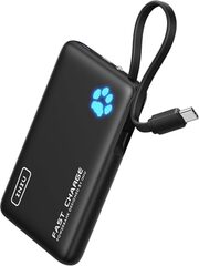 INIU Slimmest 45W 10000mAh Power Bank with Build in USB-C Cable $17.81