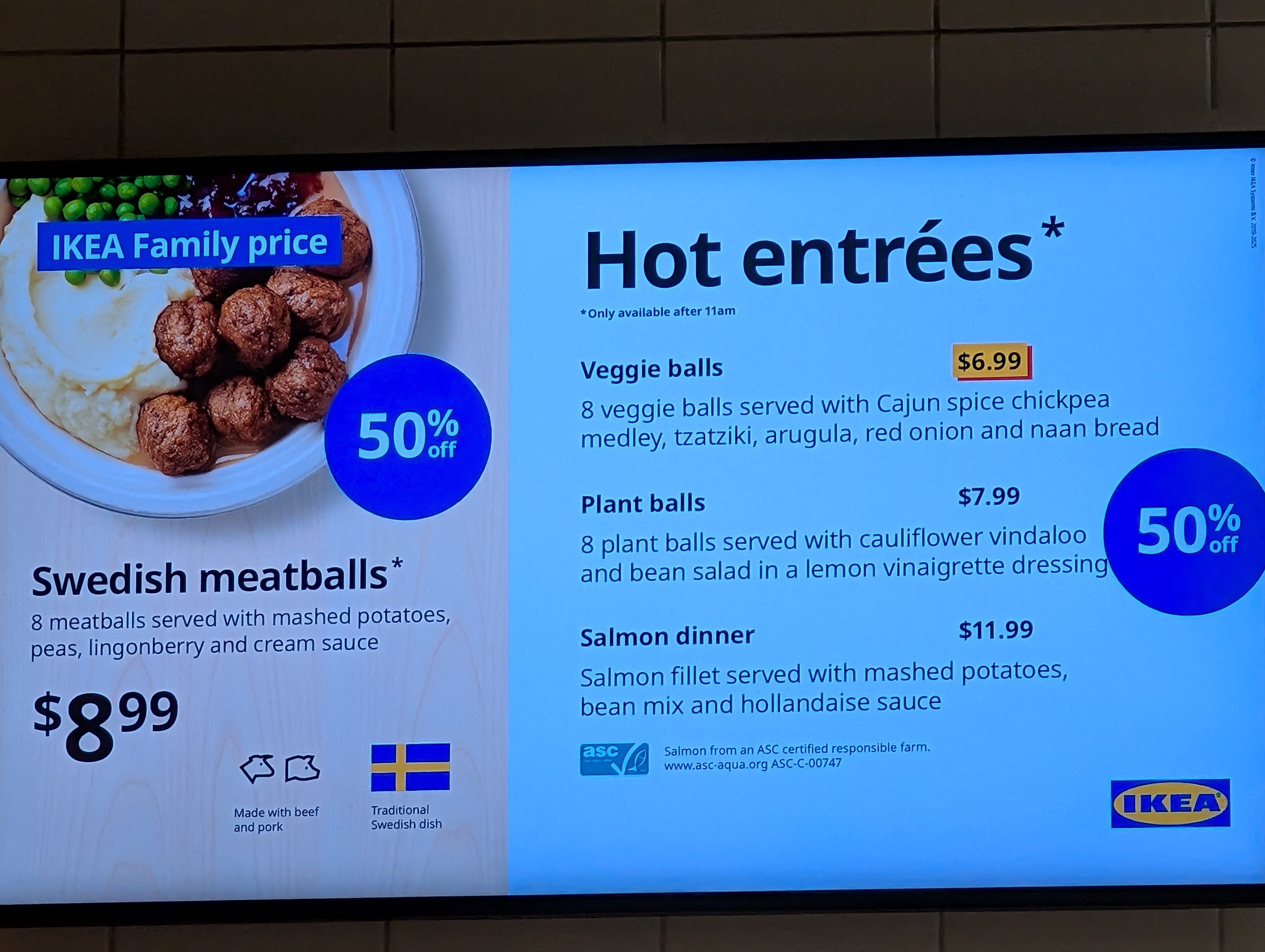 [IKEA] 50% off select meals, kids eat free* on Wed &amp; Receive $25 off ...