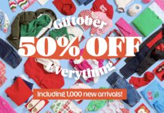 50% off everything online