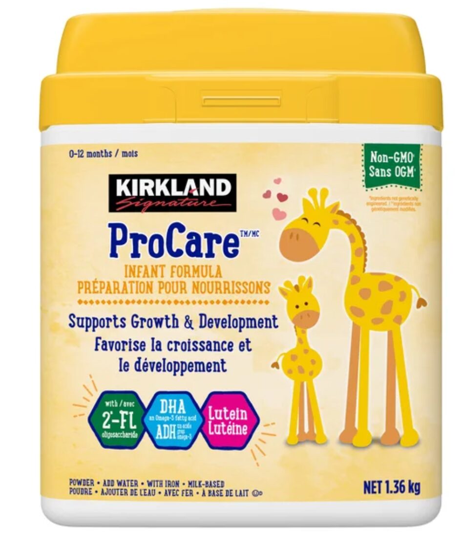 [Costco] Kirkland Signature infant formula, includes lactose ...