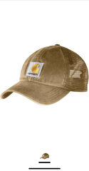 Carhartt Mens Canvas Mesh-Back Cap Dark Khaki ($13.97)