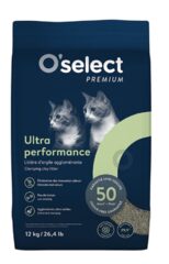 O'select Ultra Performance Clumping Clay Litter - Unscented - 12 kg $10