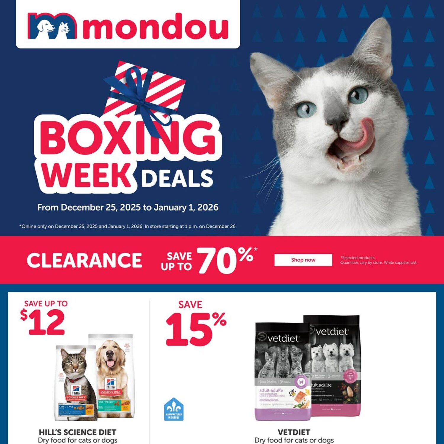 Mondou Weekly Flyer - Boxing Week Deals - Dec 25 – Jan 1 - RedFlagDeals.com
