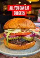 [St Louis Bar and Grill] St Louis $ 17.99 AYCE Angus burgers.  Sept 11- Oct 11. Lettuce wrap available