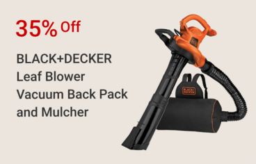 BLACK+DECKER Leaf Blower Vacuum Back Pack and Mulcher