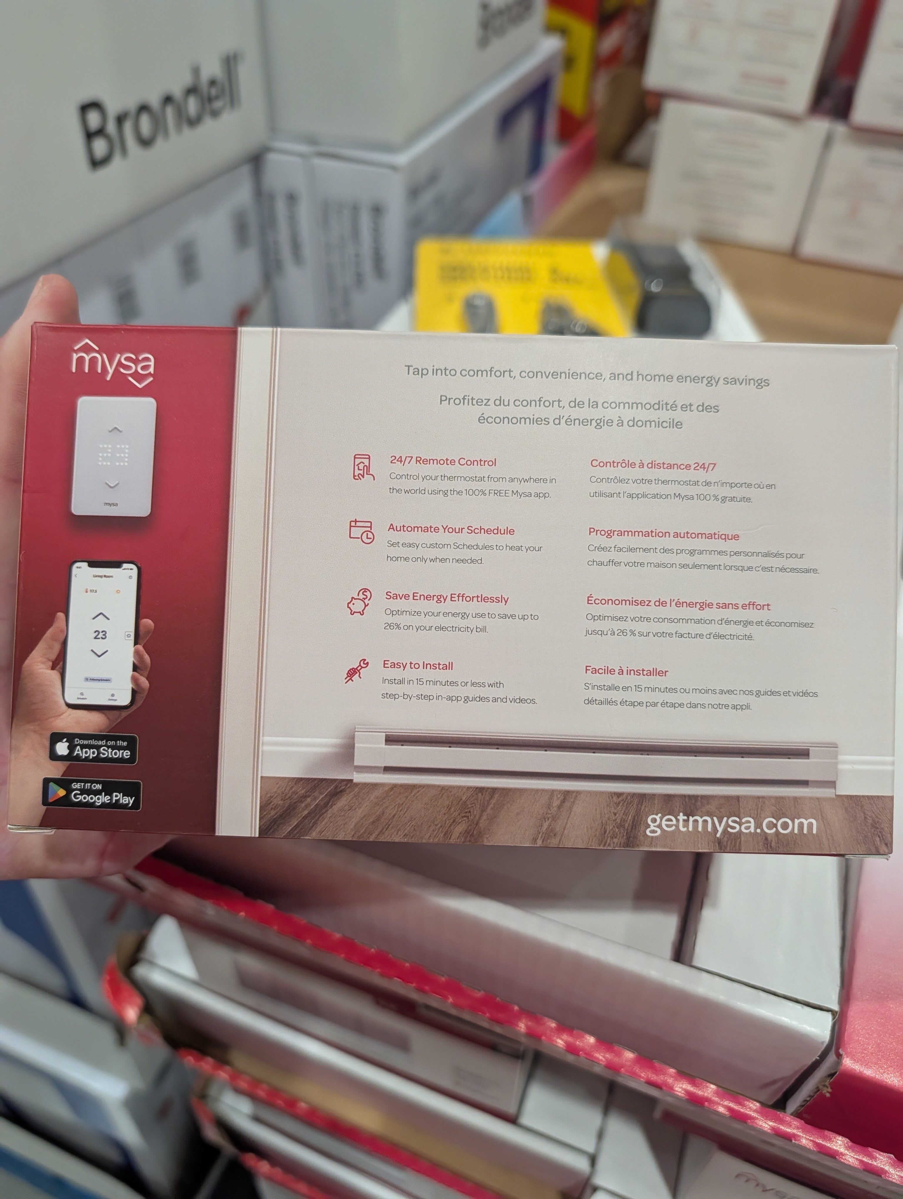 [Costco] Costco - Mysa Smart Thermostat LITE 4 Pack - $69.99 IN STORE ...