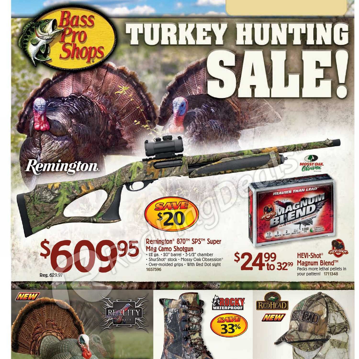 Bass Pro Shops Weekly Flyer Turkey Hunting Sale! Apr 1 May 5