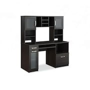 Staples Whalen Greenwich Computer Desk Hutch Espresso