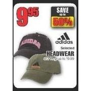 Select Adidas Headwear - $9.95 (Up to 50% off)