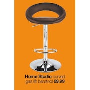 Home Studio Curved Gas Lift Barstool - $89.99