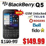 BlackBerry Q5 GSM Unlocked Smartphone - $149.99