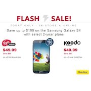 Best Buy Flash Sale: Save up to $100 on the Samsung Galaxy S4 with select 2-Year Plans