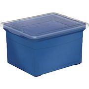 KIS Heavy Duty File Box, Blue, 32L - $9.58 (40% off)