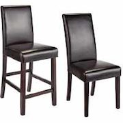 Canvas Leather Dining Chair, Black - $59.99 - $69.99 (50% Off)