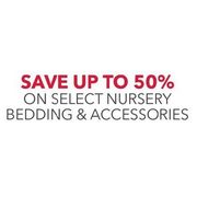 Select Nursery Bedding & Accessories - Up to 50% off