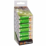 Techly AA Super Alkaline Batteries 24-Pack - $8.99